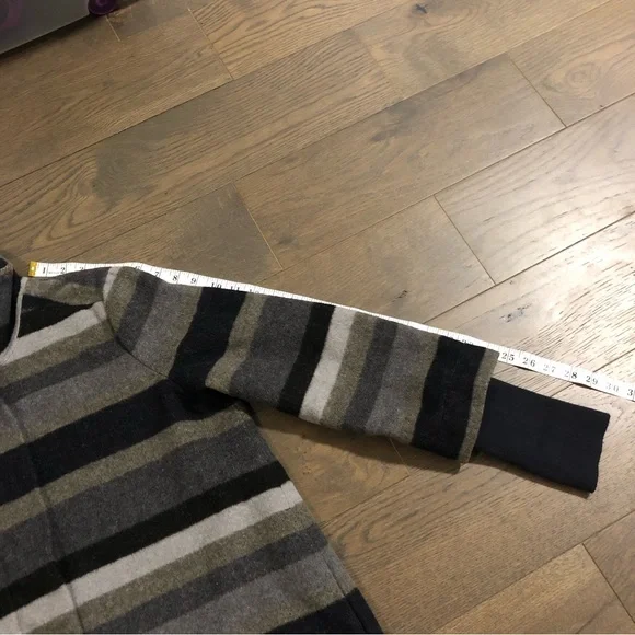 PrAna Women’s Wool Blend Lily Striped Jacket. Sz Medium Coal. Gently Worn - Picture 7 of 16